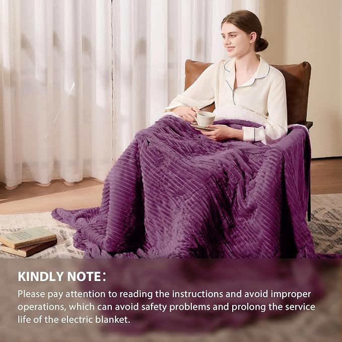 Homemate Electric Heated Blanket Queen Size - Image 6