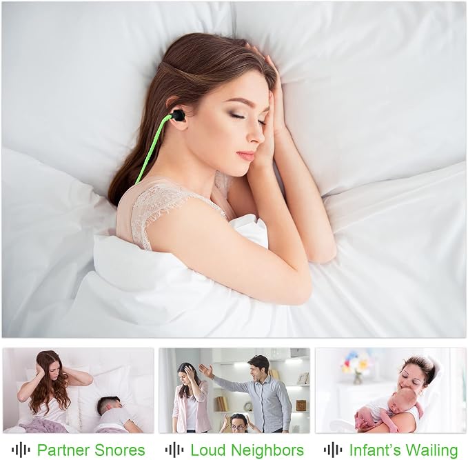 Tondiamo 200 Pairs Ear Plugs Reusable Silicone Earplugs - Image 5