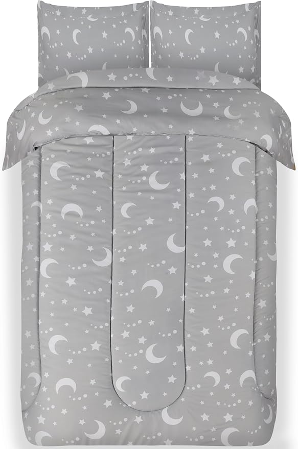 Utopia Bedding Moon Star Kids Comforter Set - Image 7