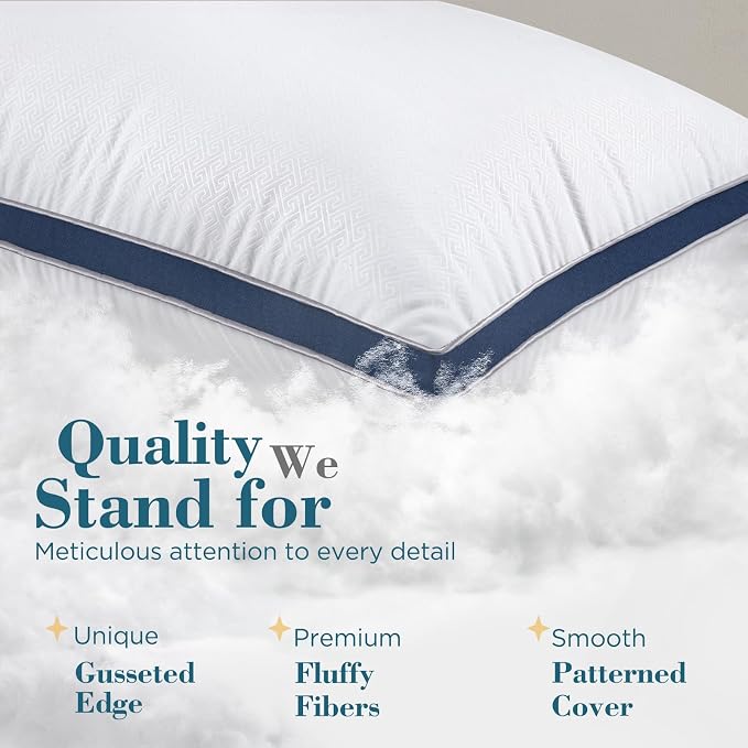 viewstar Bed Pillows King Sizes Set of 2, Hotel Quality Cooling Down - Image 5