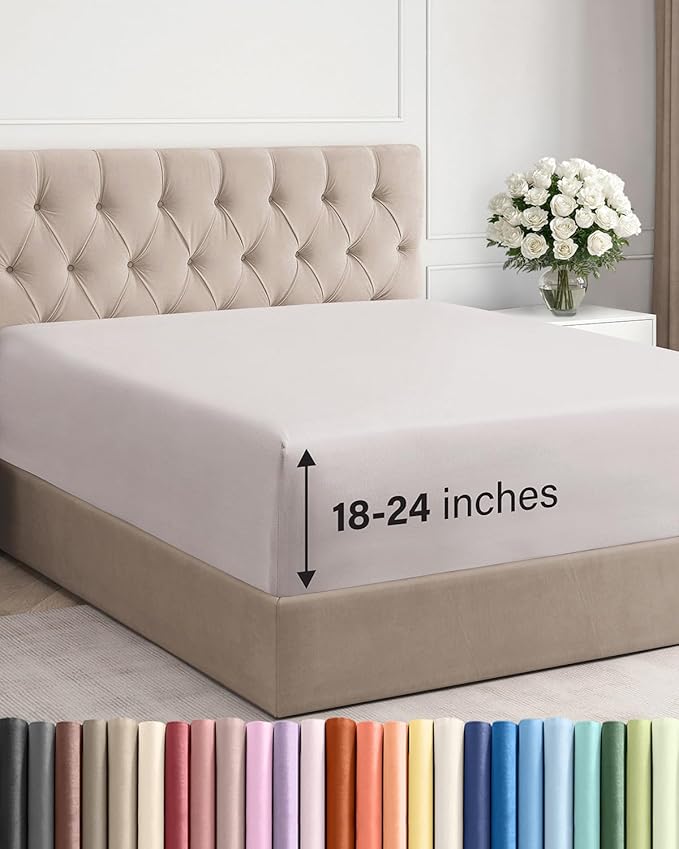 Extra Deep Queen Fitted Sheet by CGKUnlimited
