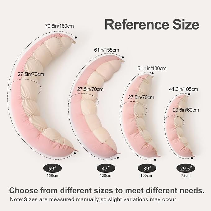 Peallow – Long Round Body Pillow - Image 2