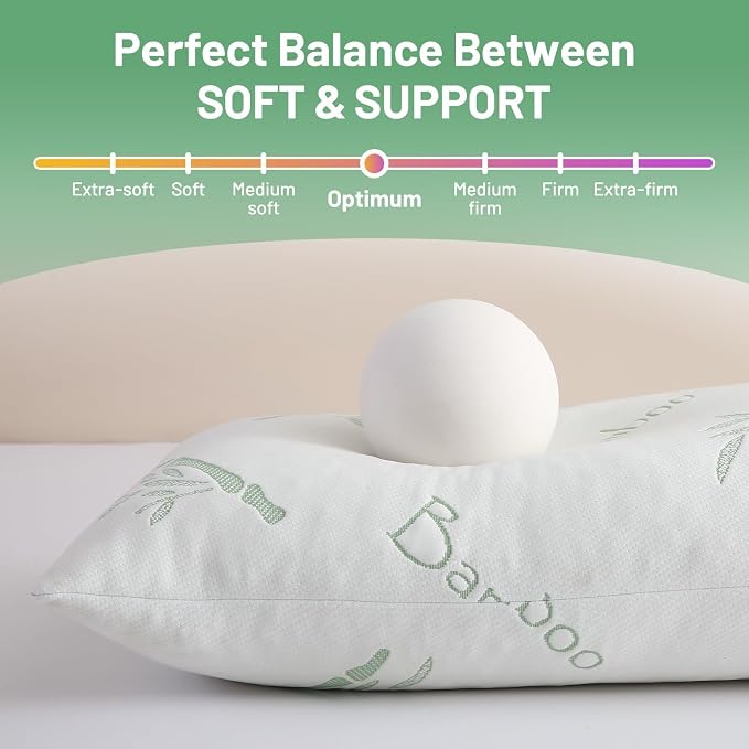 Primesoft Body Pillow for Adults, Memory Foam Long Pillow for Side Sleeper - Image 8