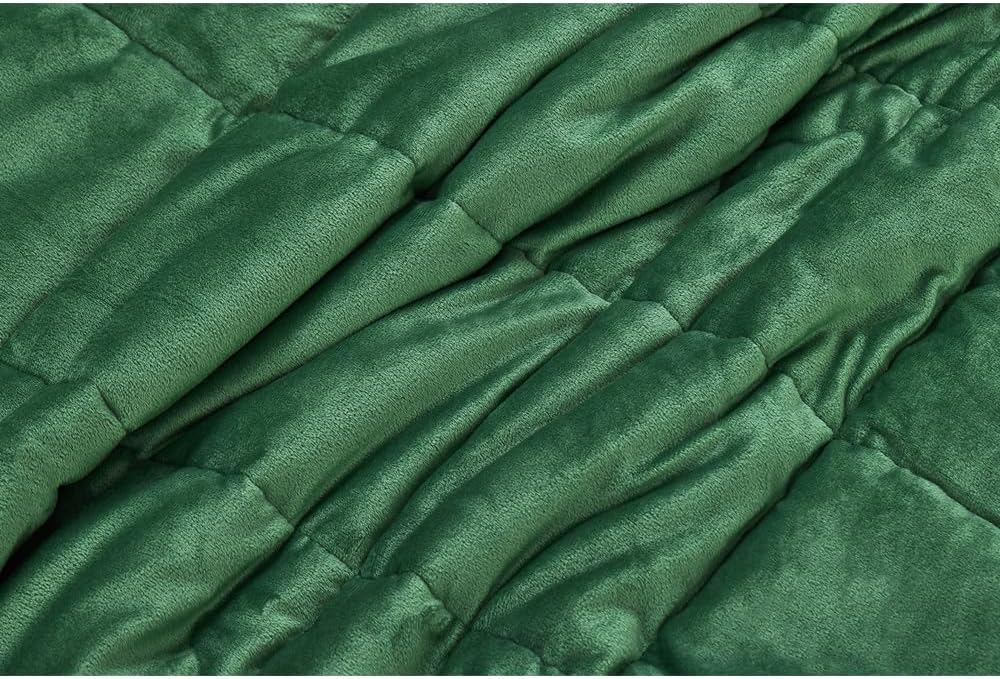 TONGDADA Minky Weighted Blanket | 40''x60'', 10lbs | Cozy and Soft Minky - Image 5