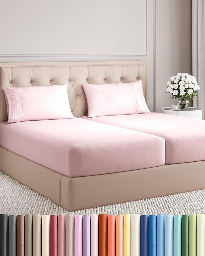 Split King Size 5 Piece Sheet Set by CGKUnlimited