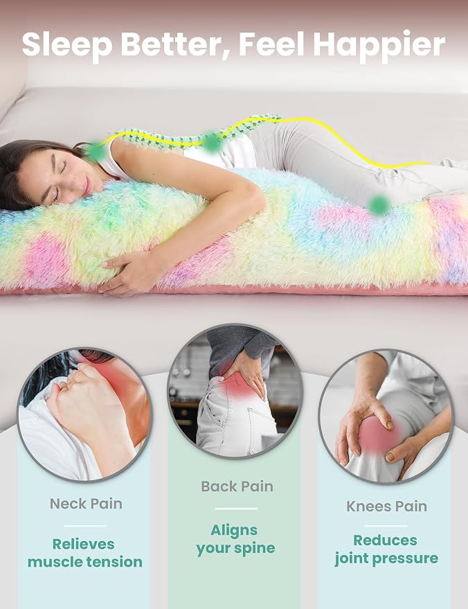 ZonLi Fluffy Body Pillow, Full Body Pillows - Image 2