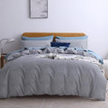 JELLYMONI 100% Natural Cotton 2pcs Striped Duvet Cover Sets, by JELLYMONI