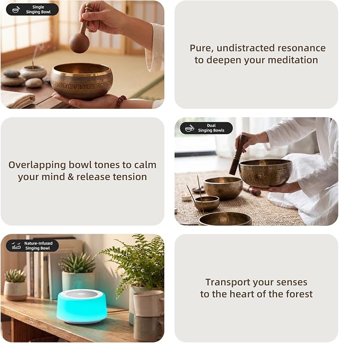 Kipcush Automatic Tibetan Singing Bowl Sound Machine – 11 Healing Tones - Image 6