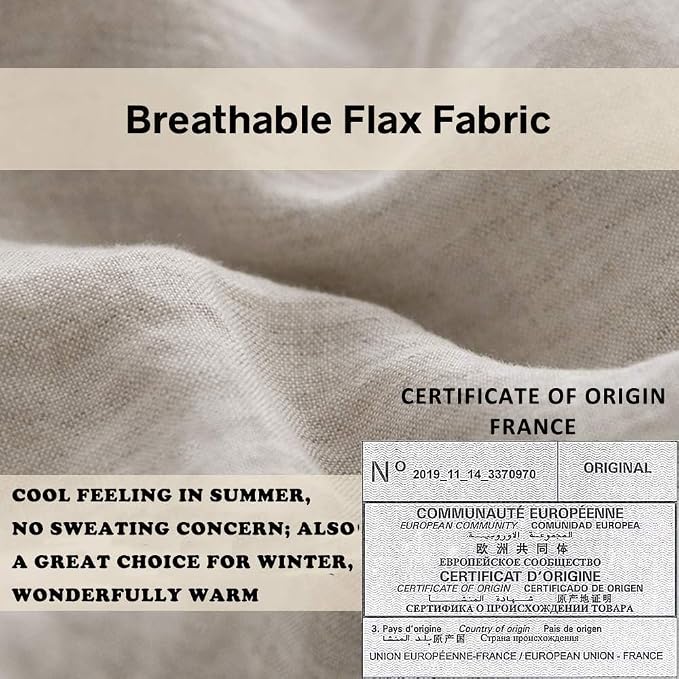 Simple&Opulence 100% Linen Duvet Cover Set - Image 2