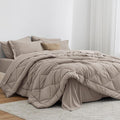 Love's cabin Twin Comforter Set Burlwood, 5 Pieces Twin Bed in a Bag, All by Lovescabin