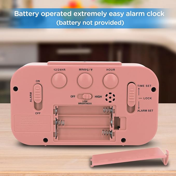 Peakeep Night Light Digital Alarm Clock - Image 6