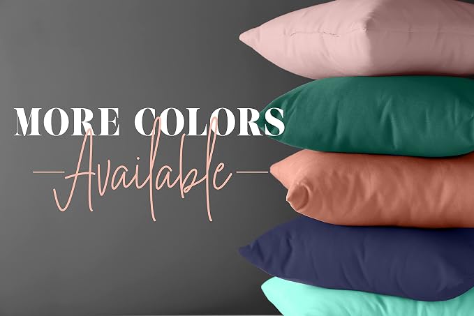 Elegant Comfort 6-PACK Solid Pillowcases 1500 Premium Hotel Quality Microfiber - Image 4
