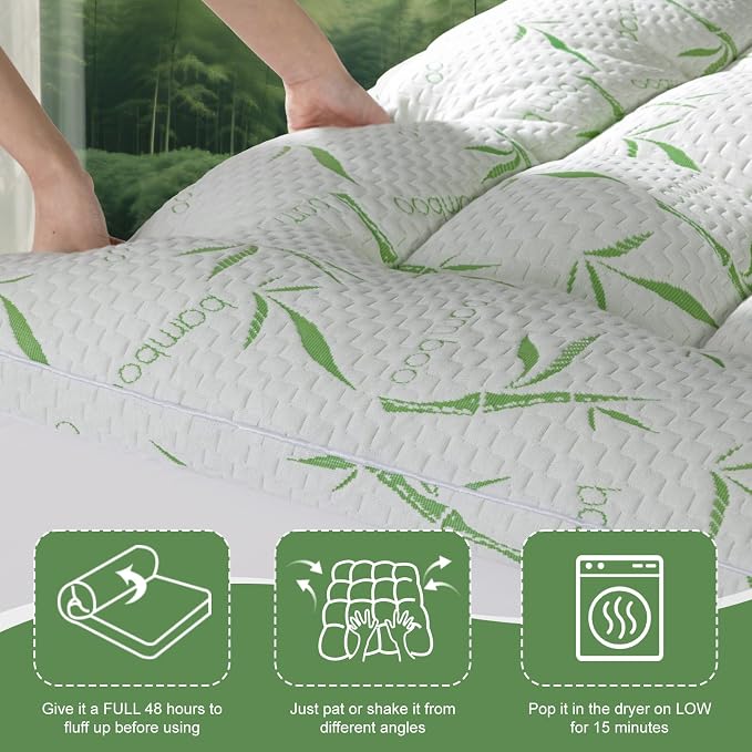 3 Inch Mattress Topper Queen Size - Image 6