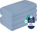 Royale Linens 2 Pack Bulk Flat Sheet Set by ROYALELINENS