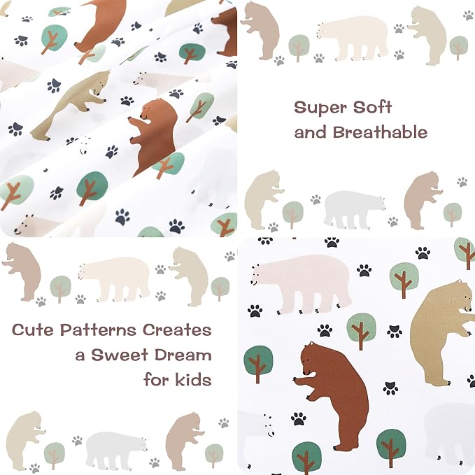 lasoftan Kids Sheet Set Full Size, Full Sheet Set - Image 3
