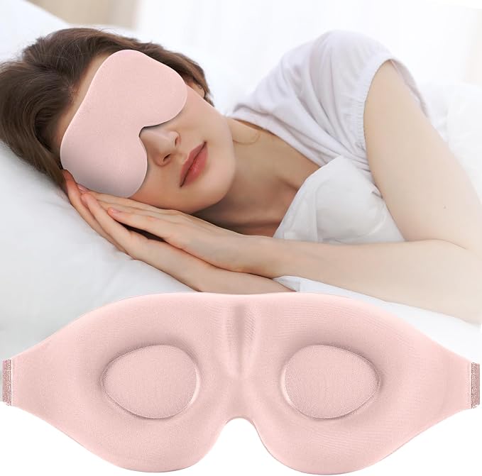 ZGGCD Sleep Mask for Side Sleeper, Light Blocking Sleeping Eye Mask for Women by ZGGCD