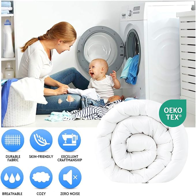 EASELAND Twin XL Down Alternative Comforter - Image 2