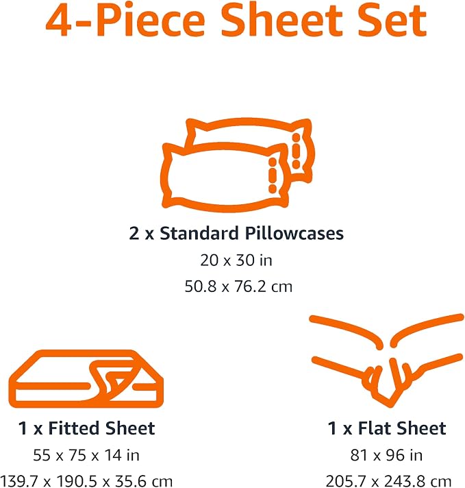 Amazon Basics Microfiber Kids' Sheet Set - Image 5