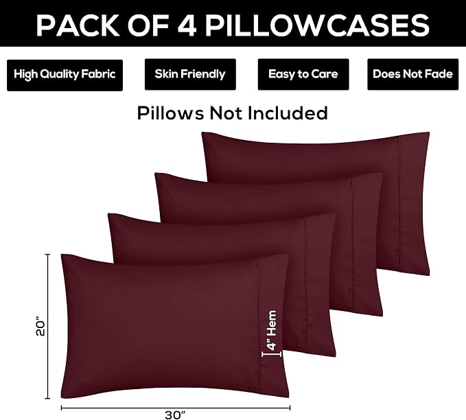 Utopia Bedding Standard Pillow Cases - Image 3