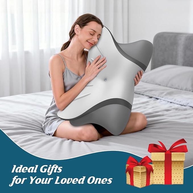 Cervical Neck Pillow for Pain Relief, Bed Pillows for Head Neck Shoulder Support - Image 7