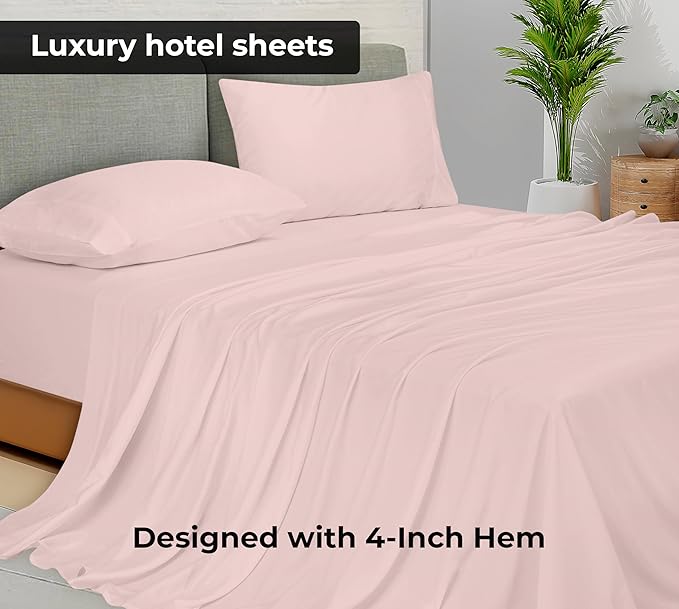 Royale Linens Queen Flat Sheet - Image 2