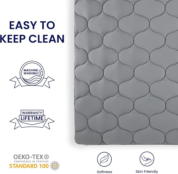 SLEEP ZONE Twin XL Mattress Pad - Image 6
