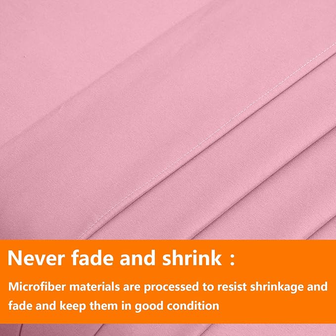 TAIMIT Pink Queen Size Comforter Set - Image 7