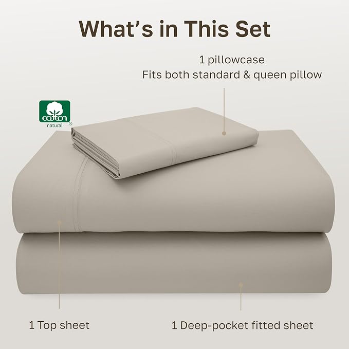 California Design Den Twin XL Sheets Set - Image 4
