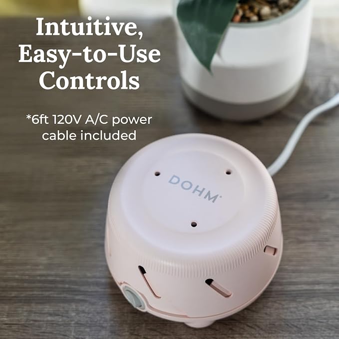 Yogasleep Dohm Uno White Noise Sound Machine, Real Fan Inside - Image 6