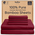 Bambaw 100% Viscose Derived from Bamboo Sheets King Set – 6pcs Set of Cooling by Bambaw
