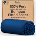 Bambaw 100% Viscose Derived from Bamboo Fitted Sheet Twin Size, Cooling Fitted by Bambaw