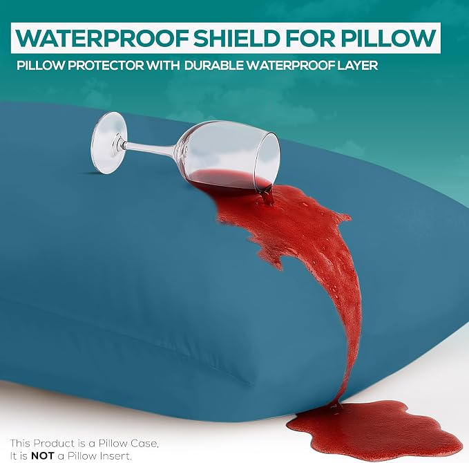Utopia Bedding Premium 100% Waterproof Pillow Protectors - Image 3