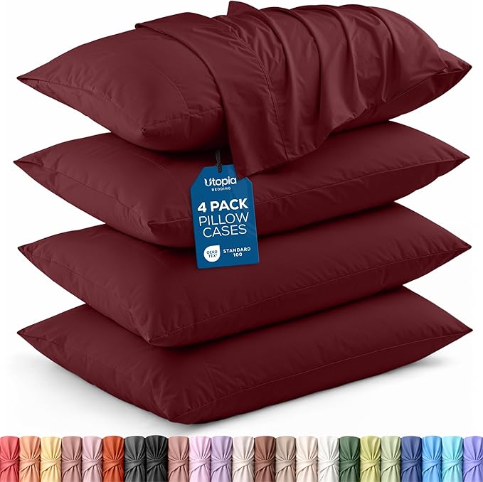 Utopia Bedding Standard Pillow Cases by UTOPIABEDDING
