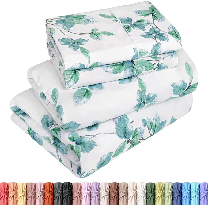 Utopia Bedding Queen Sheet Set, Soft Microfiber 4 Piece Bed Sheets by UTOPIABEDDING