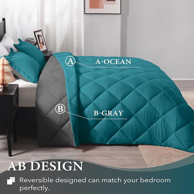 downluxe King Size Comforter Set - Image 4