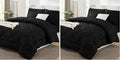 CozyLux Queen Comforter Set Black by CozyLux