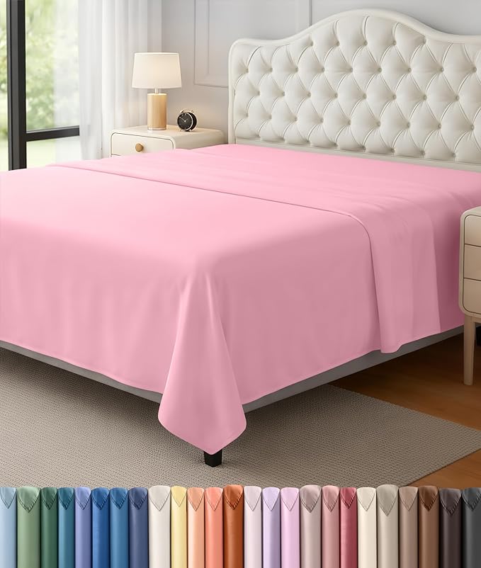 Utopia Bedding Flat Sheet by UTOPIABEDDING