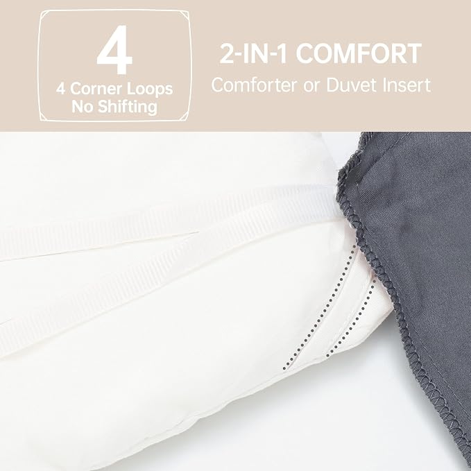 MUXHOMO Queen Comforter Set, All Season Ultra Soft Down Alternative Bedding - Image 6