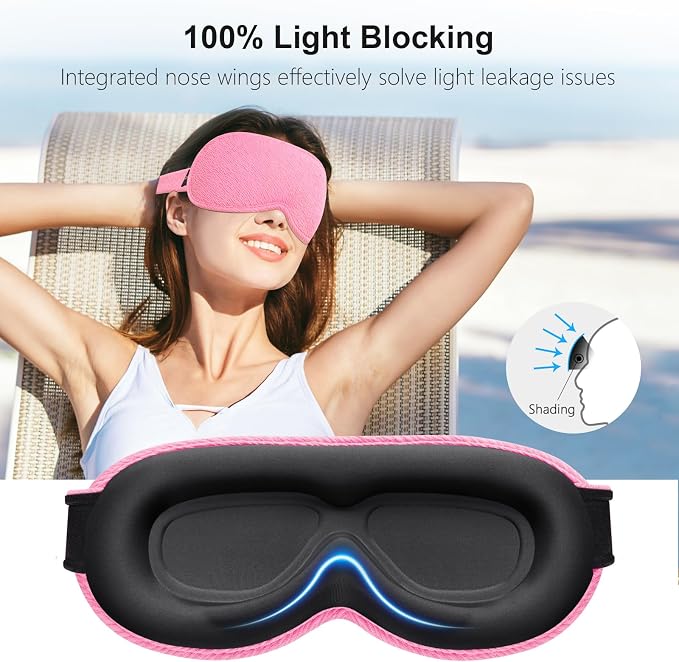 Gritin 100% Blackout Sleep Eye Mask - Image 2