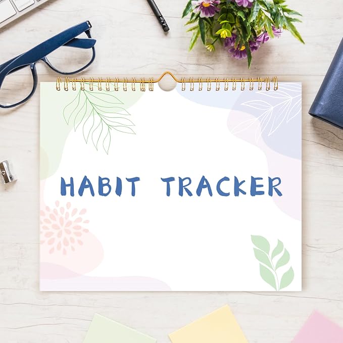 Thboxes Writable Habit Tracker Calendar, Undated 18 Months Daily, Monthly Habit - Image 2