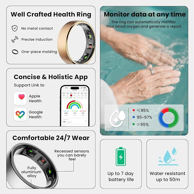 Smart Health Ring Sleep Health Tracker - Image 4