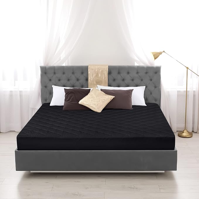 Utopia Bedding Quilted Fitted Mattress Pad, Twin Size, Elastic Fitted Mattress - Image 8