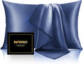 INFIIXSO Silk Pillow Cases 2 Pack Standard Size, Ultra Smooth & Soft Mulberry by INFIIXSO