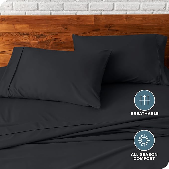 Bare Home Premium 1800 Ultra-Soft Microfiber Pillowcase Set - Image 5