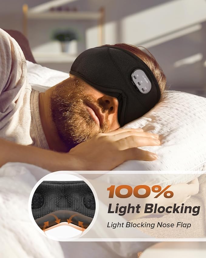 LC-dolida Sleep Headphones, Sleep Mask - Image 3