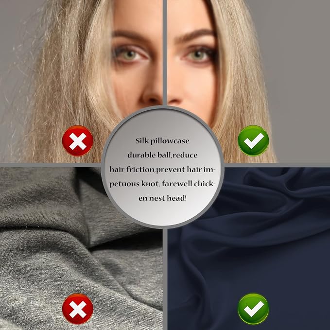 Mulberry Silk Pillowcase for Hair and Skin Standard Size 20"X 26" Pillow Case - Image 5