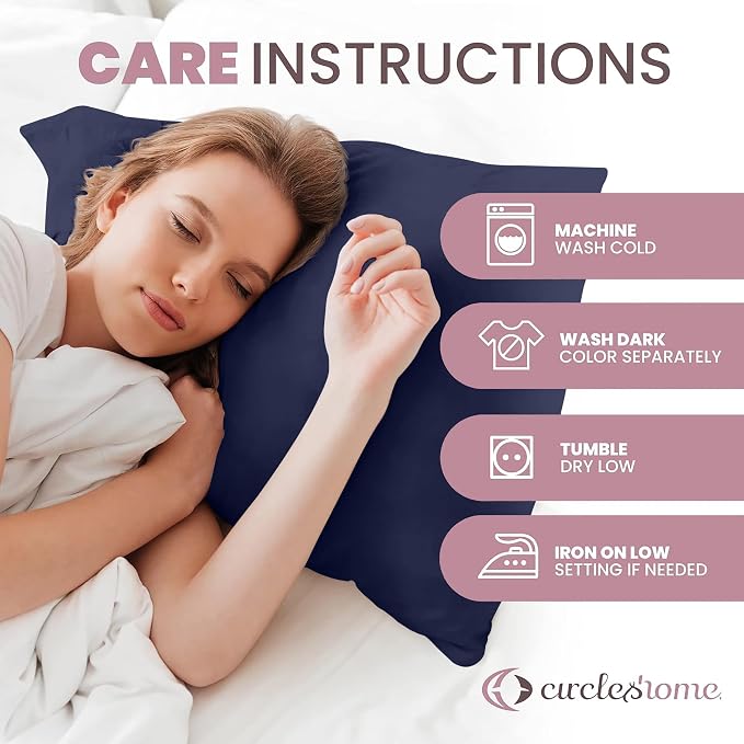 CirclesHome Pillow Covers with Zipper King Size - Image 8