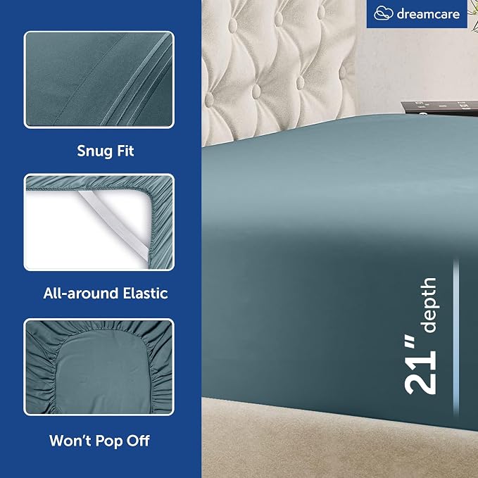 DREAMCARE Queen Sheet Set - Image 6