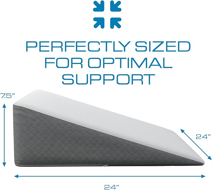 Kolbs Bed Wedge Pillow for Sleep Apnea, FSA Eligible Acid Reflux, and Back Pain - Image 8