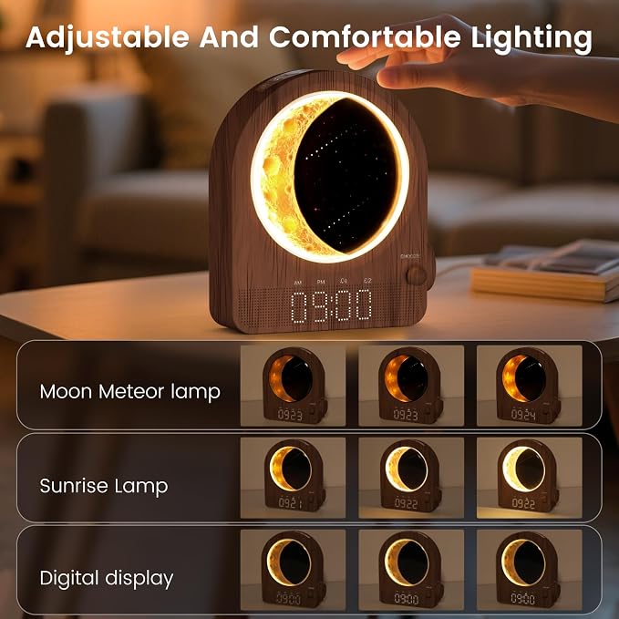 Sunrise Alarm Clock, Dual Alarms, 30/60/90min Timer, Easy Snooze - Image 6